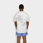 Drip Tee - White/Gray