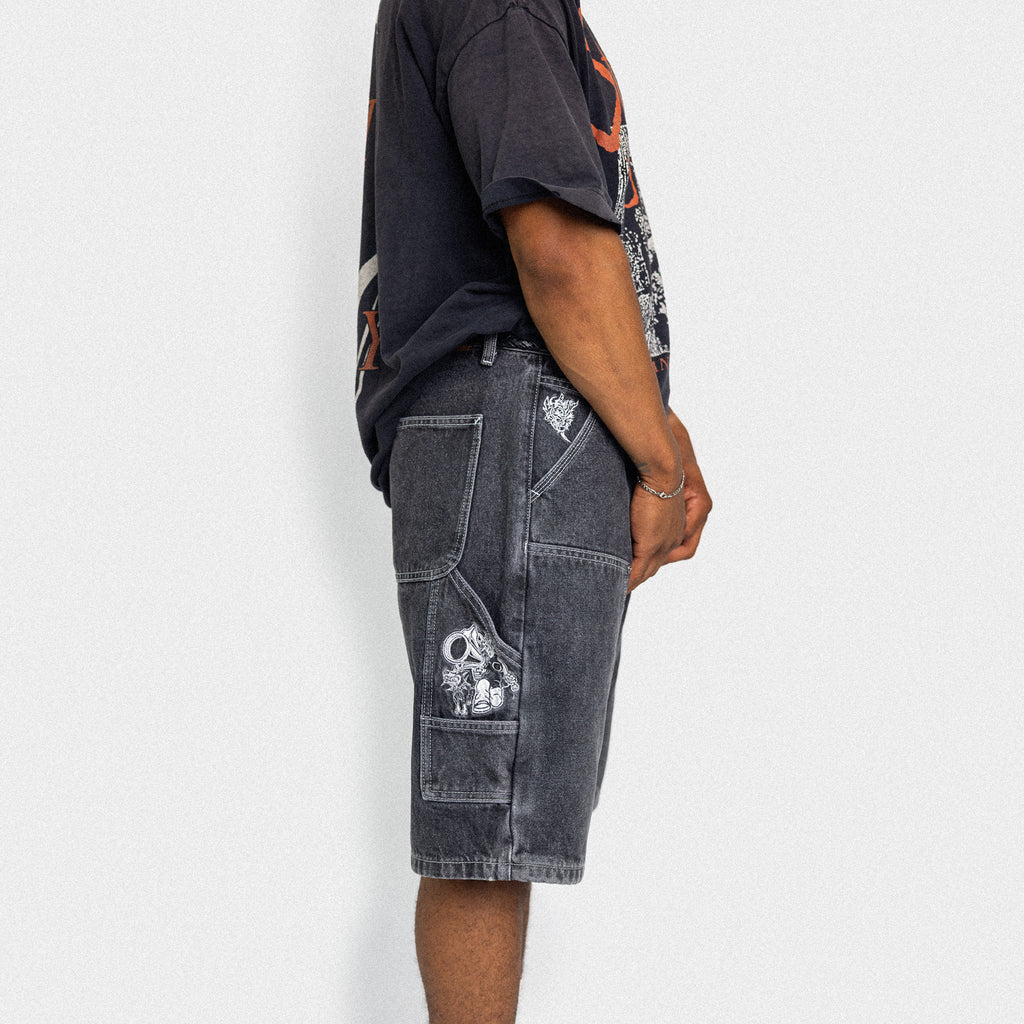 Pain of Truth Denim Shorts