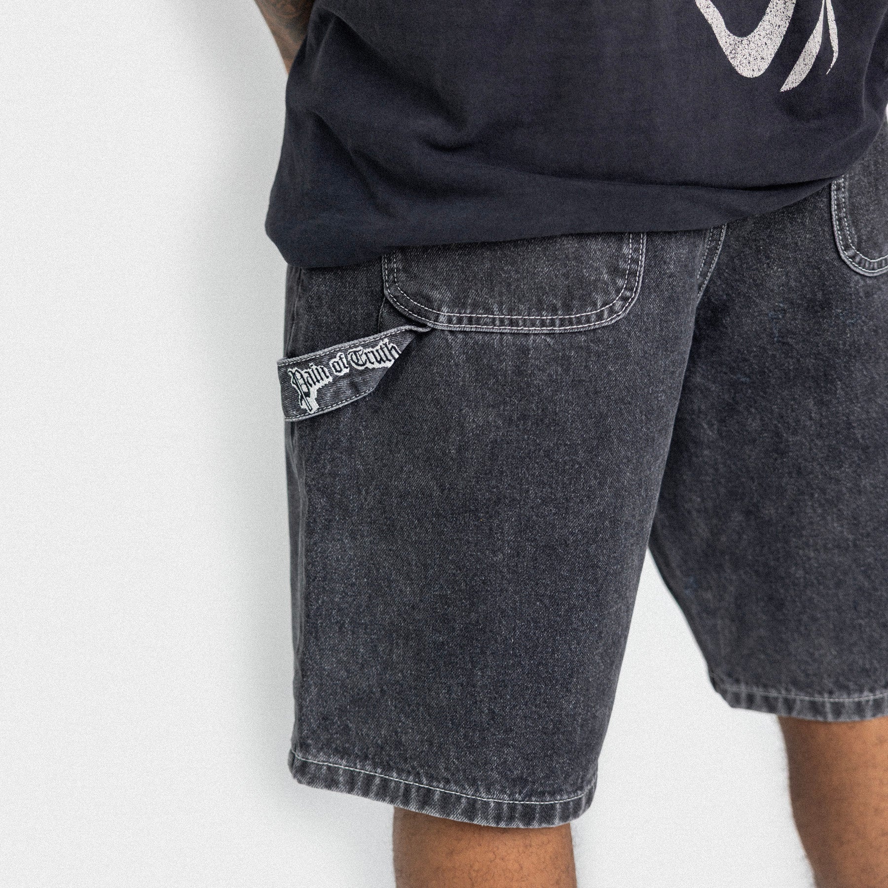 Pain of Truth Denim Shorts