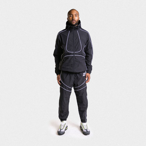 D-Tec Reflective Track Pants - Black