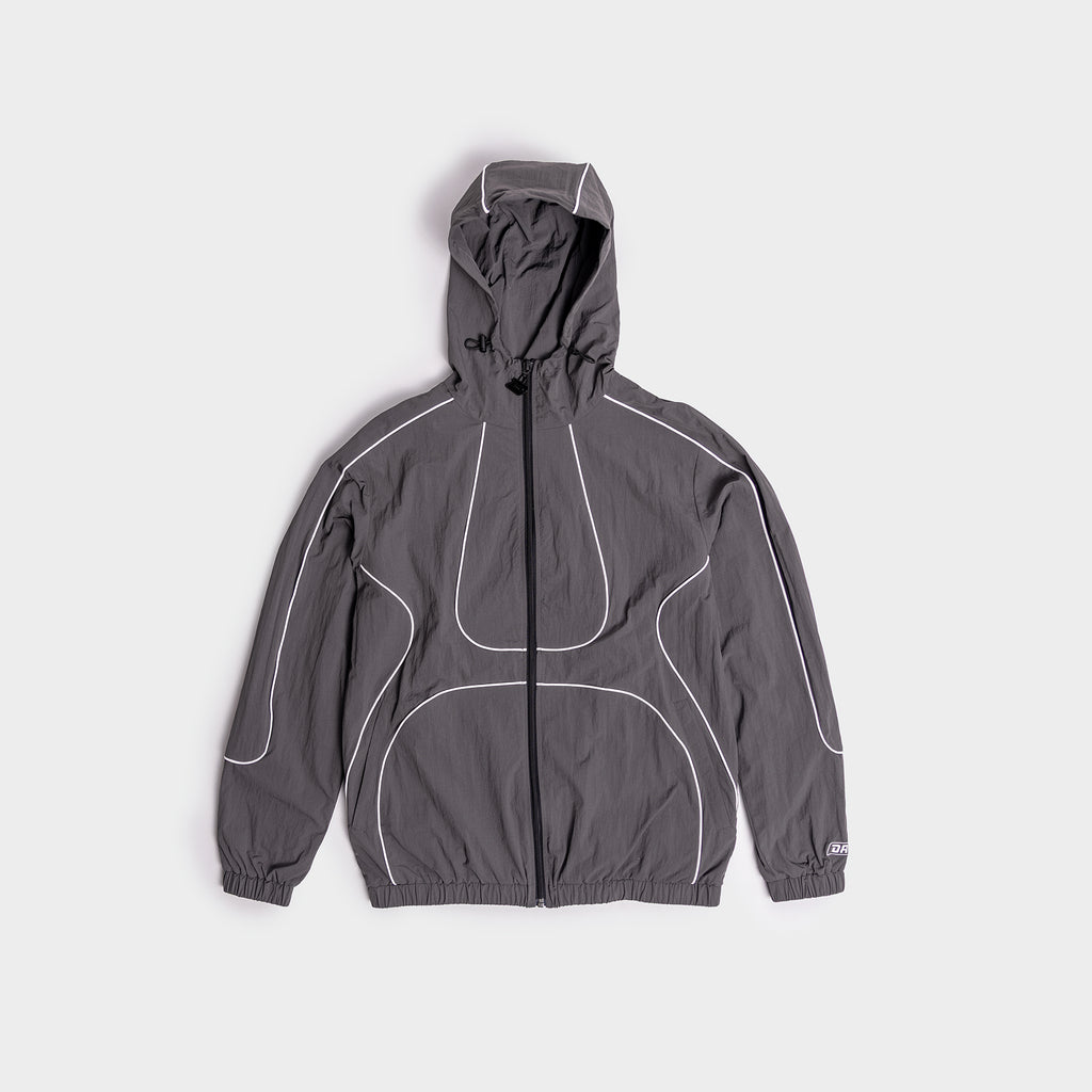 D-Tec Reflective Track Jacket - Charcoal