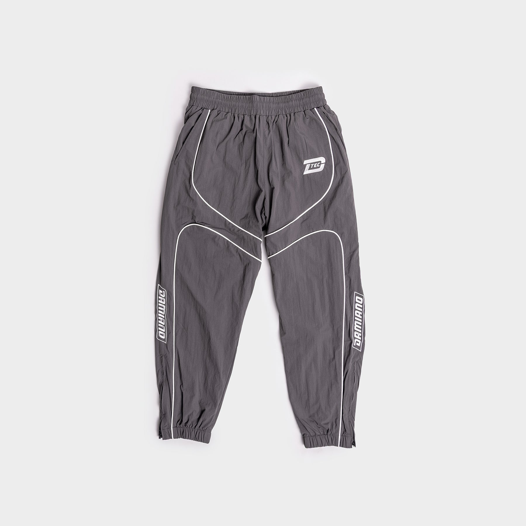 D-Tec Reflective Track Pants - Charcoal