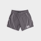 D-Tec Reflective Track Shorts - Charcoal