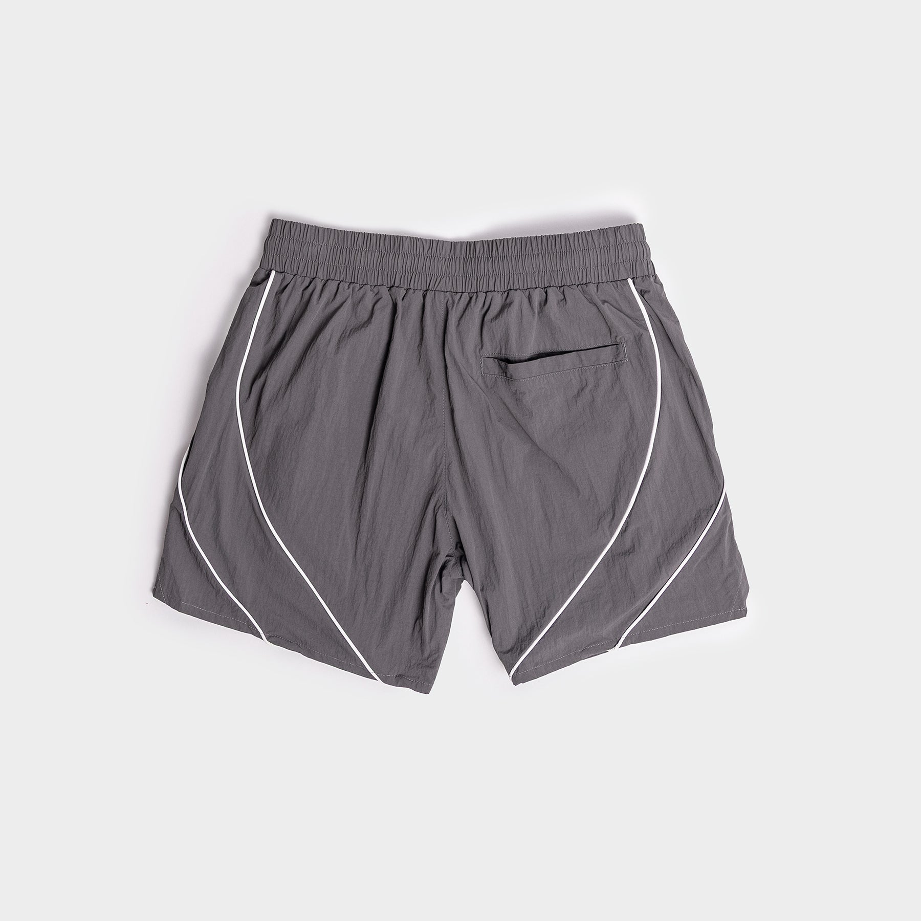 D-Tec Reflective Track Shorts - Charcoal