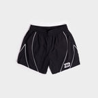 D-Tec Reflective Track Shorts - Black