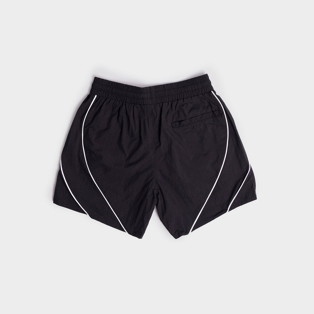 D-Tec Reflective Track Shorts - Black