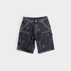 Floral Embroidered Denim Shorts