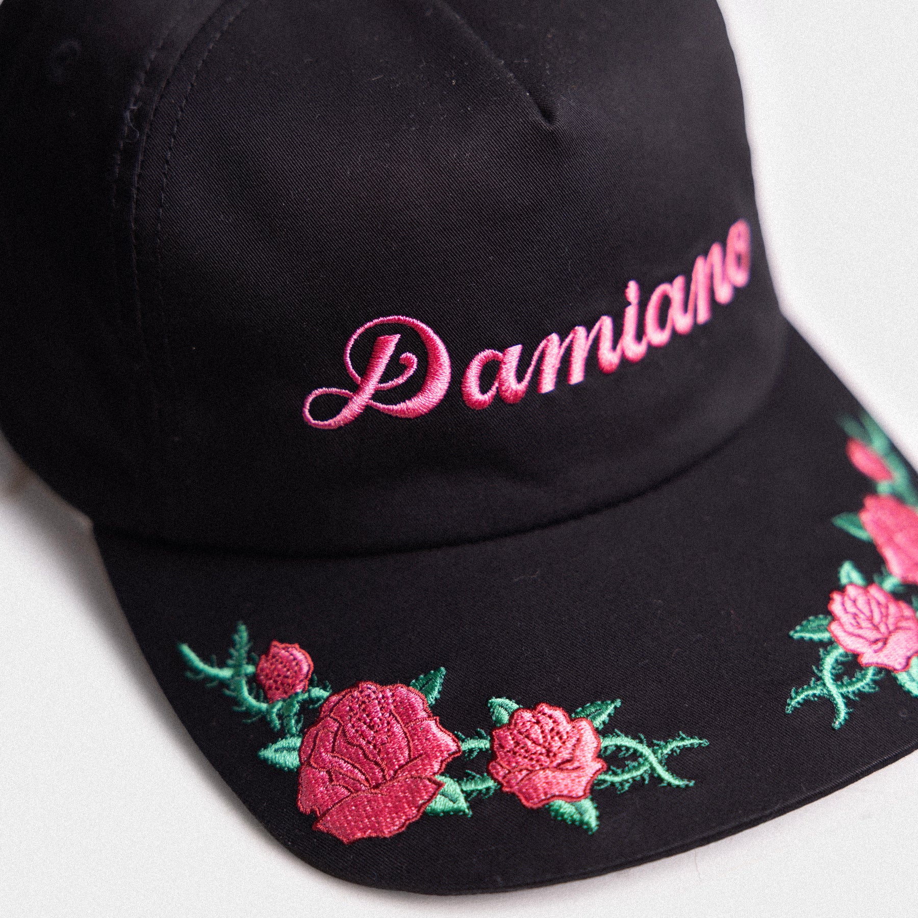 Floral Embroidered Hat