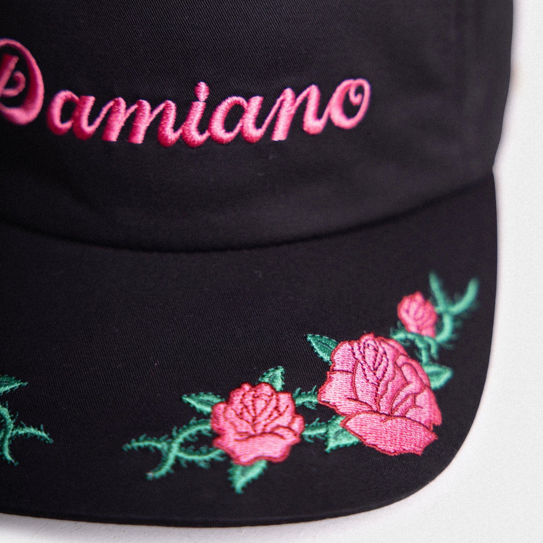Floral Embroidered Hat