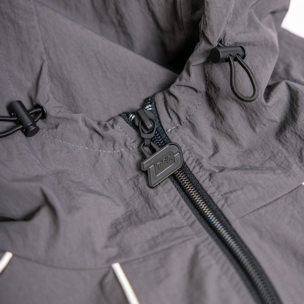 D-Tec Reflective Track Jacket - Charcoal