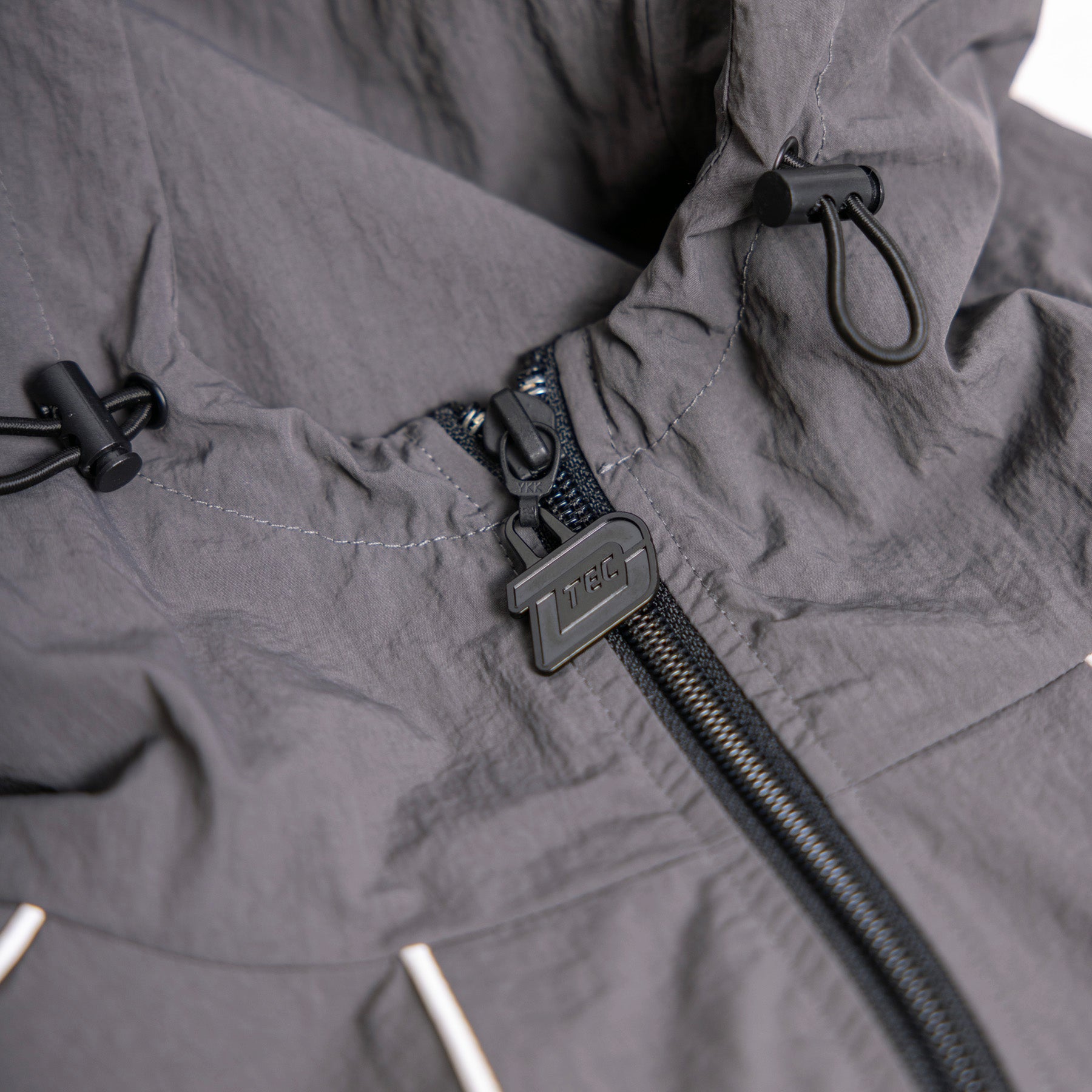 D-Tec Reflective Track Jacket - Charcoal