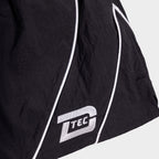 D-Tec Reflective Track Shorts - Black