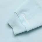 Light powder blue crewneck sweatshirt hoodie men’s streetwear high quality Damiano clothing Cotton