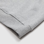 heather gray crewneck sweatshirt high quality cotton damiano clothing luxury streetwear heavyweight men's style fashion new york city