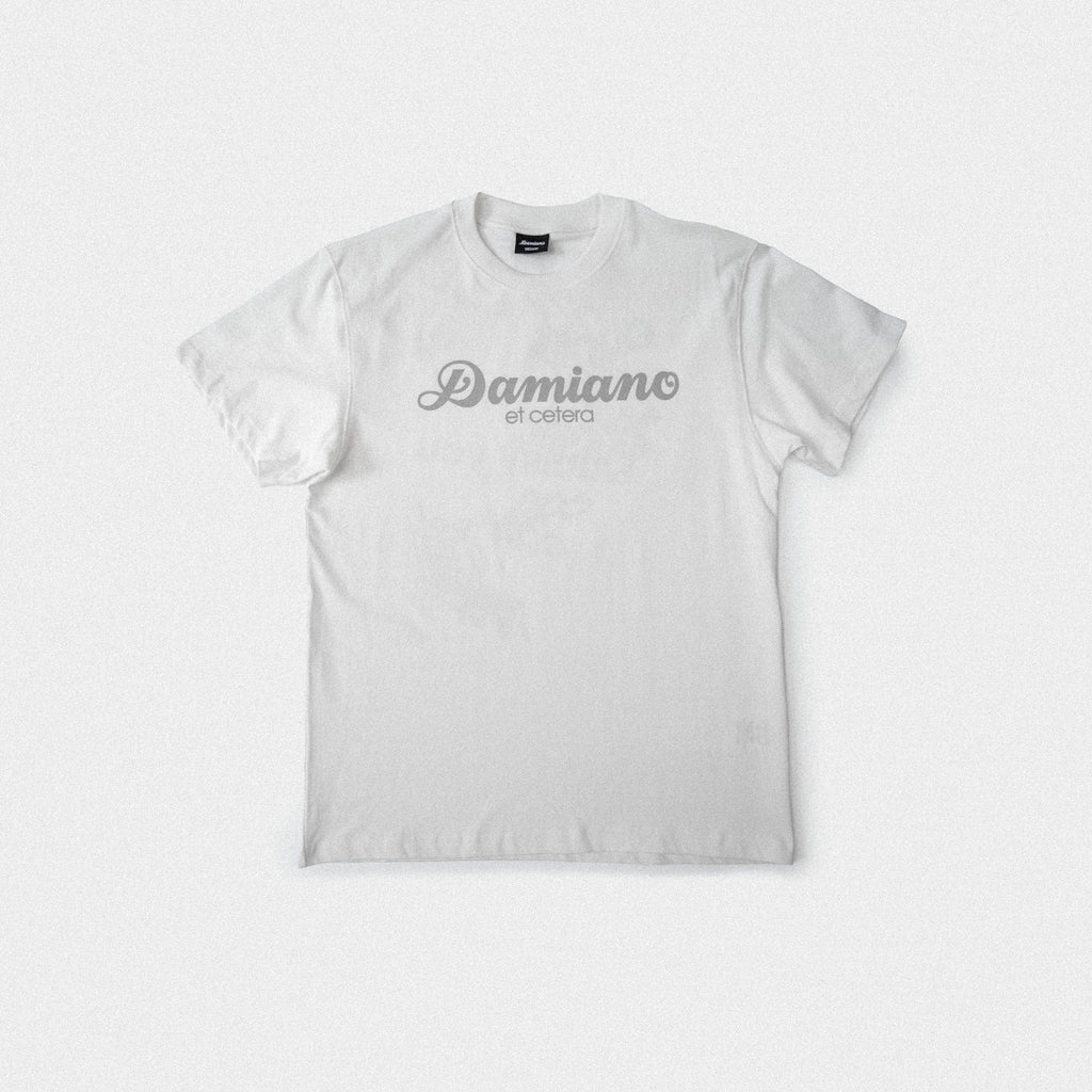 Drip Tee - White/Gray