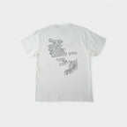 Drip Tee - White/Gray