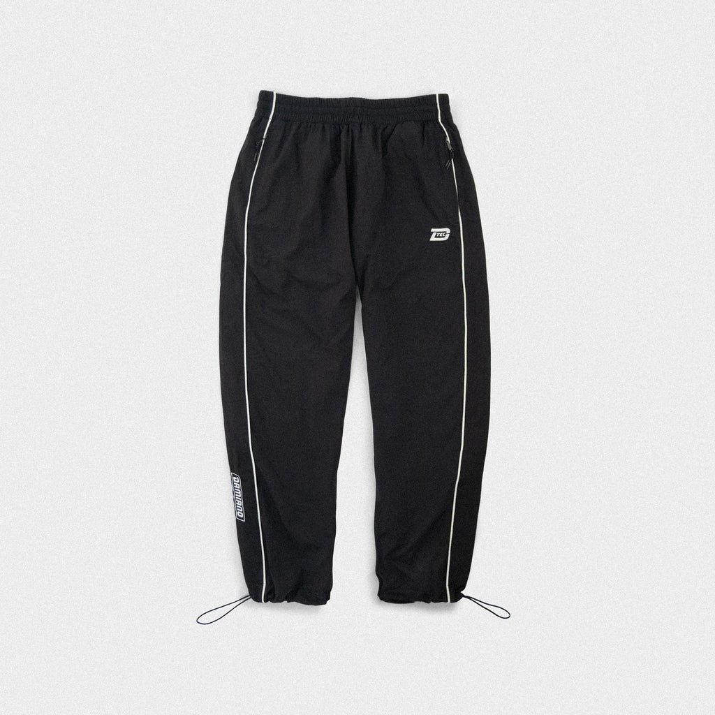 D-Tec Nylon Track Pant - Black