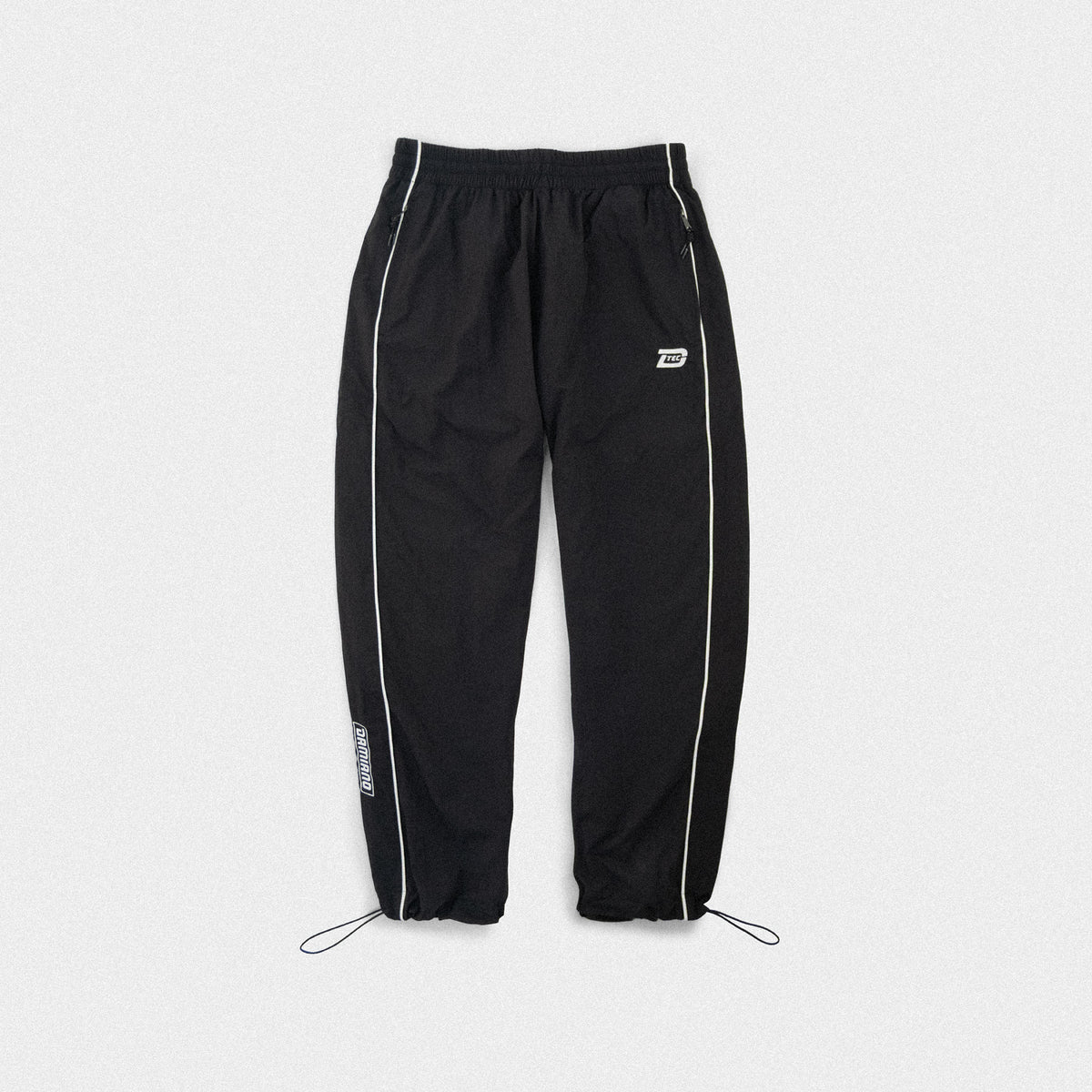 D-Tec Nylon Track Pant - Black