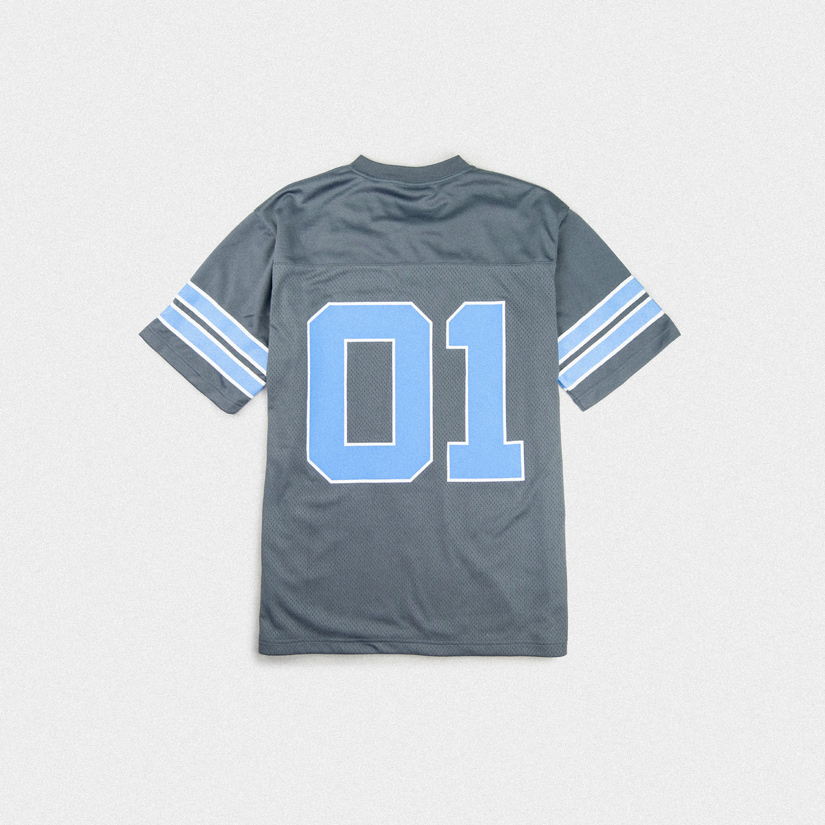 Football Jersey - Gray/Pacific Blue