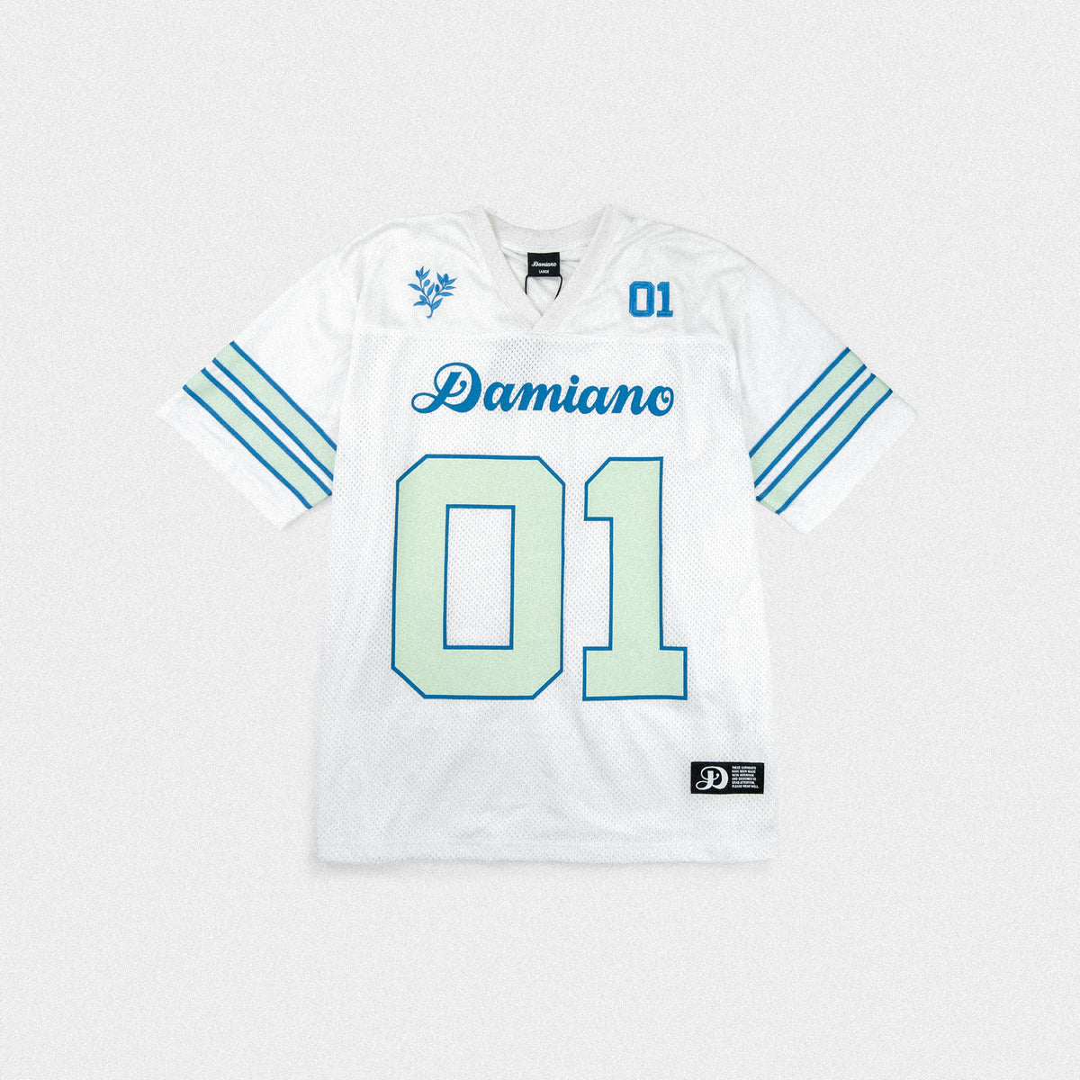 Football Jersey - White/Mint