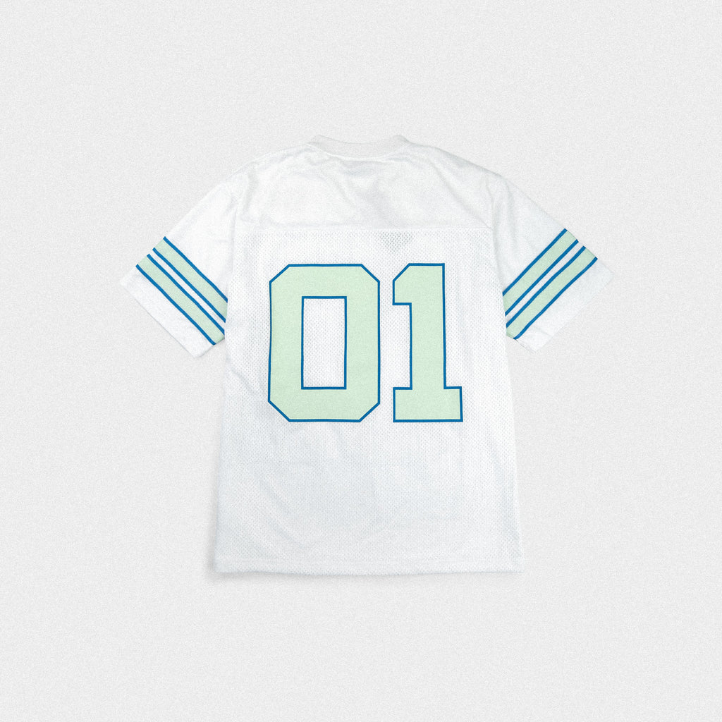 Football Jersey - White/Mint