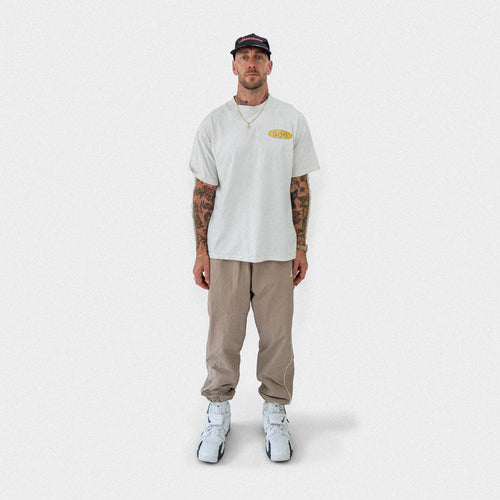 D-Tec Nylon Track Pant - Stone
