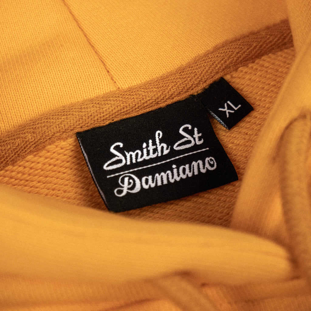 Smith Street x Damiano Ultra Heavyweight Hoodie - Marigold