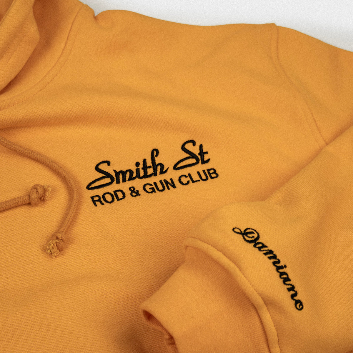 Smith Street x Damiano Ultra Heavyweight Hoodie - Marigold