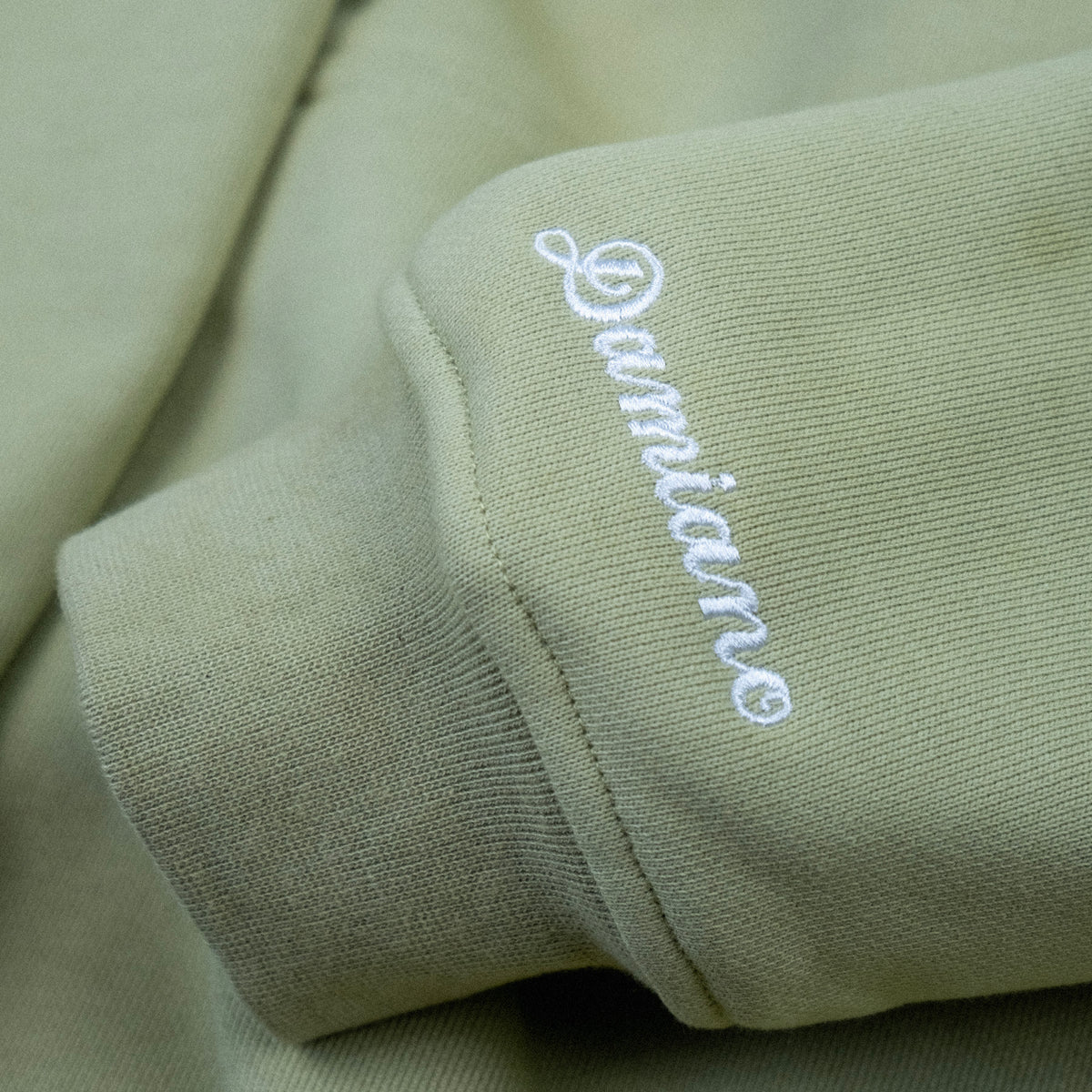 Smith Street x Damiano Ultra Heavyweight Hoodie - Sage Green