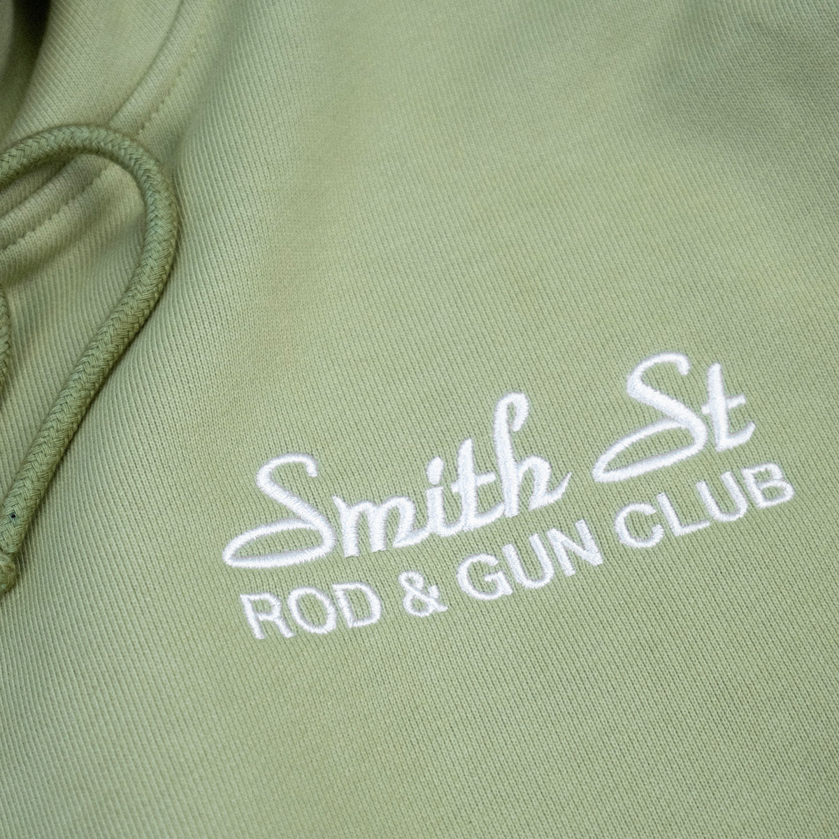 Smith Street x Damiano Ultra Heavyweight Hoodie - Sage Green