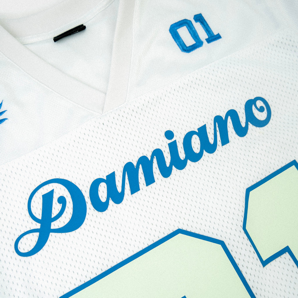 Football Jersey - White/Mint