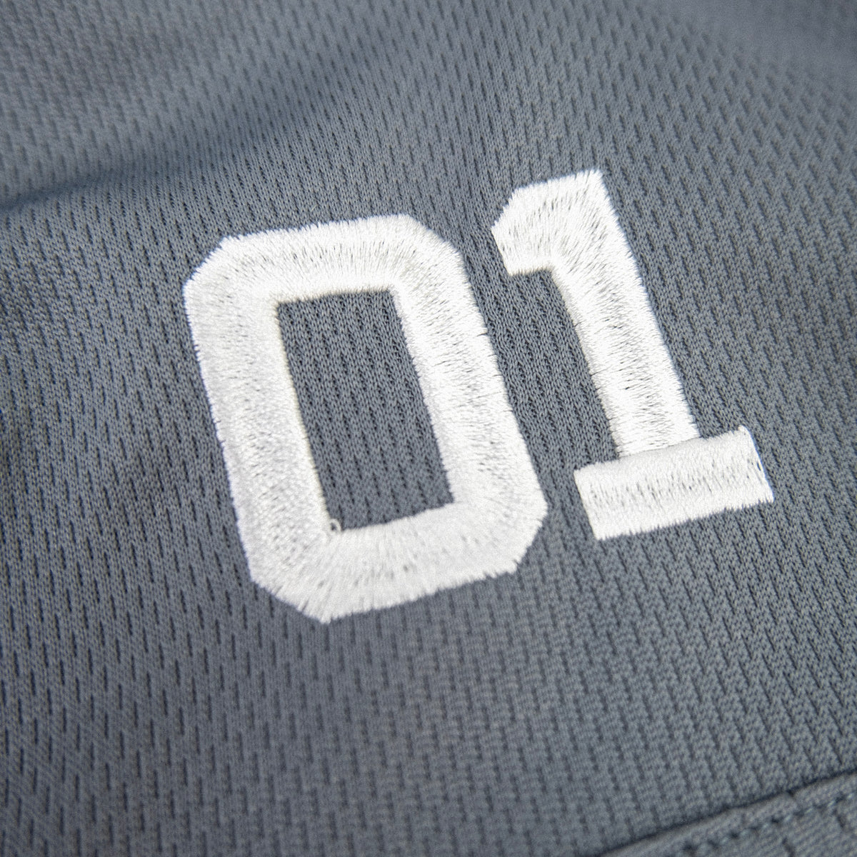 Football Jersey - Gray/Pacific Blue