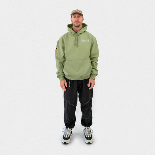 Smith Street x Damiano Ultra Heavyweight Hoodie - Sage Green