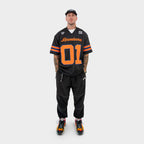 Football Jersey - Black/Orange