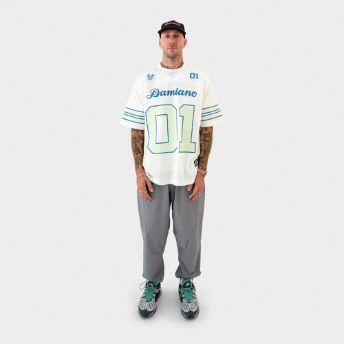 Football Jersey - White/Mint