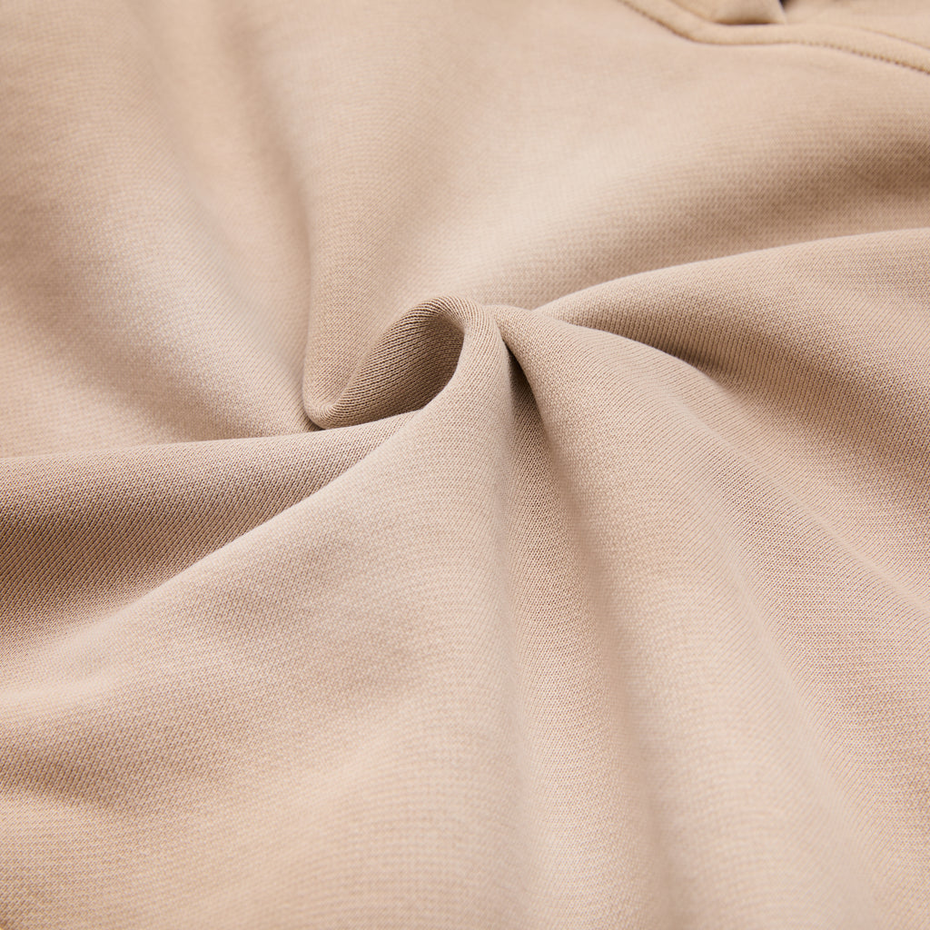 Vintage enzyme mineral wash cream beige tan light brown hoodie sweatshirt sweats high quality cotton men’s luxury streetwear fashion style Damiano clothing oversized