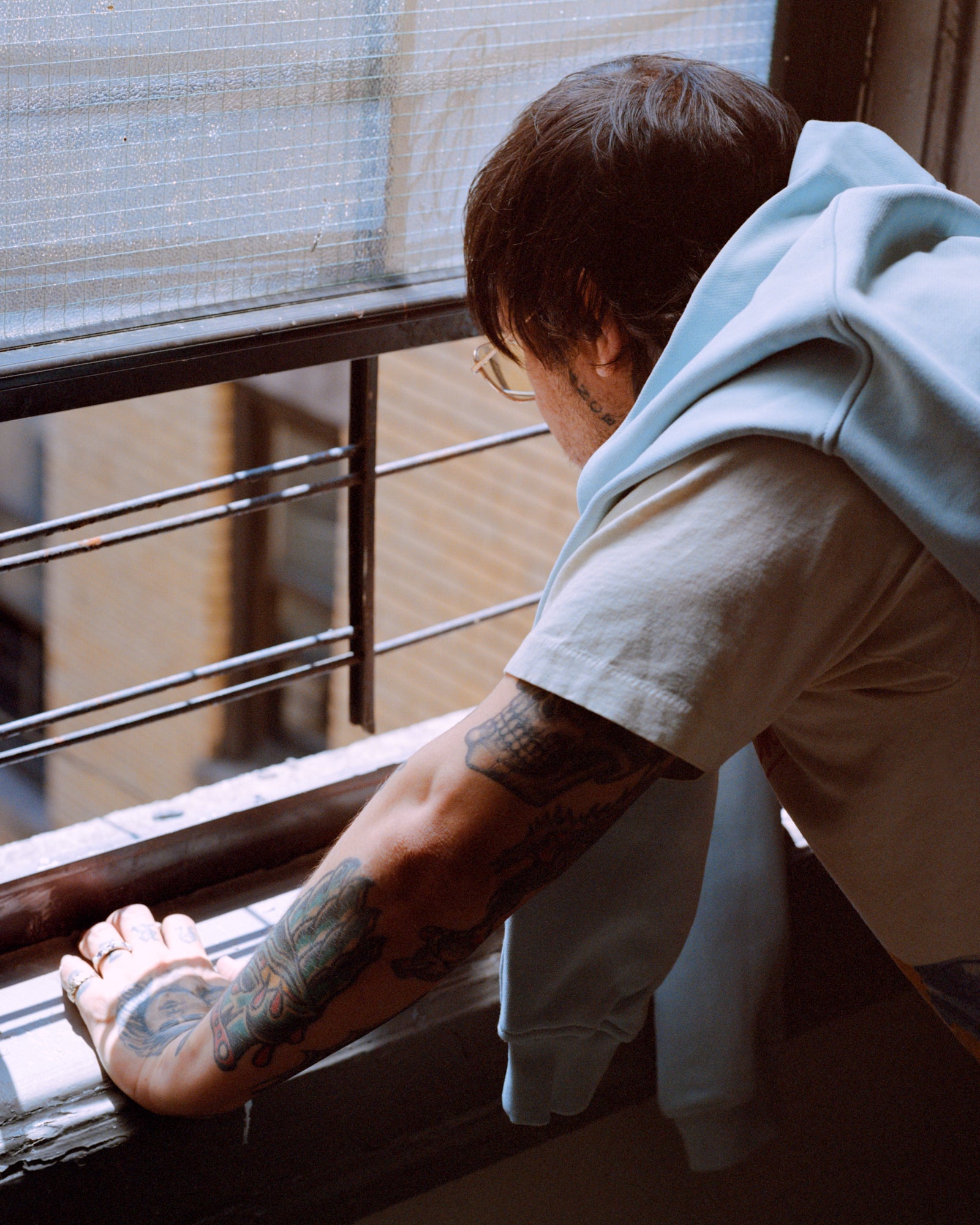 man tattoos Nike air max jordan damiano clothing new york city hardcore music high quality cotton streetwear xibalba los angeles