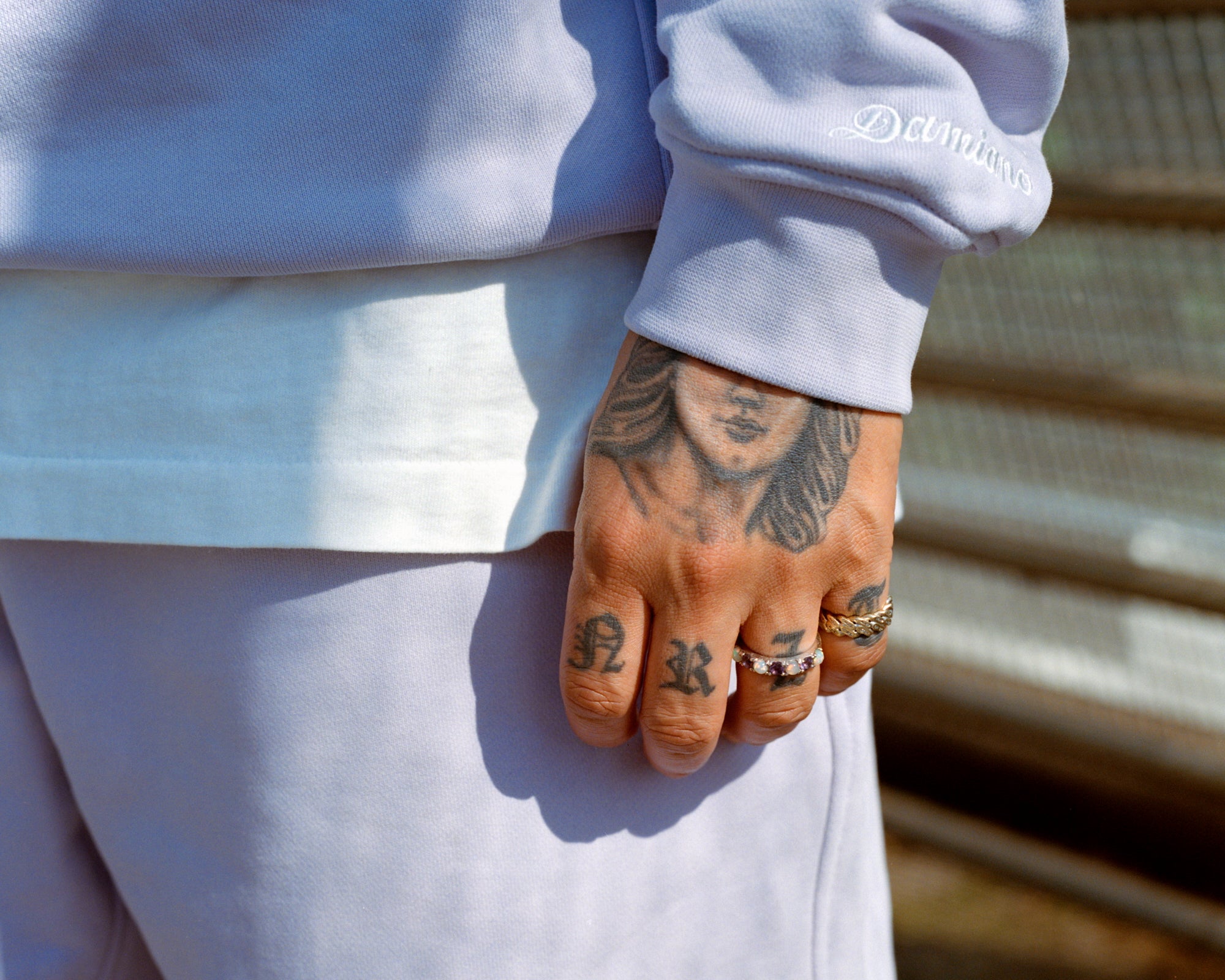 man tattoos Nike air max jordan damiano clothing new york city hardcore music high quality cotton streetwear xibalba