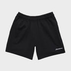 Black lightweight athletic men’s shorts activewear running luxury streetwear high quality Damiano clothing New York City 