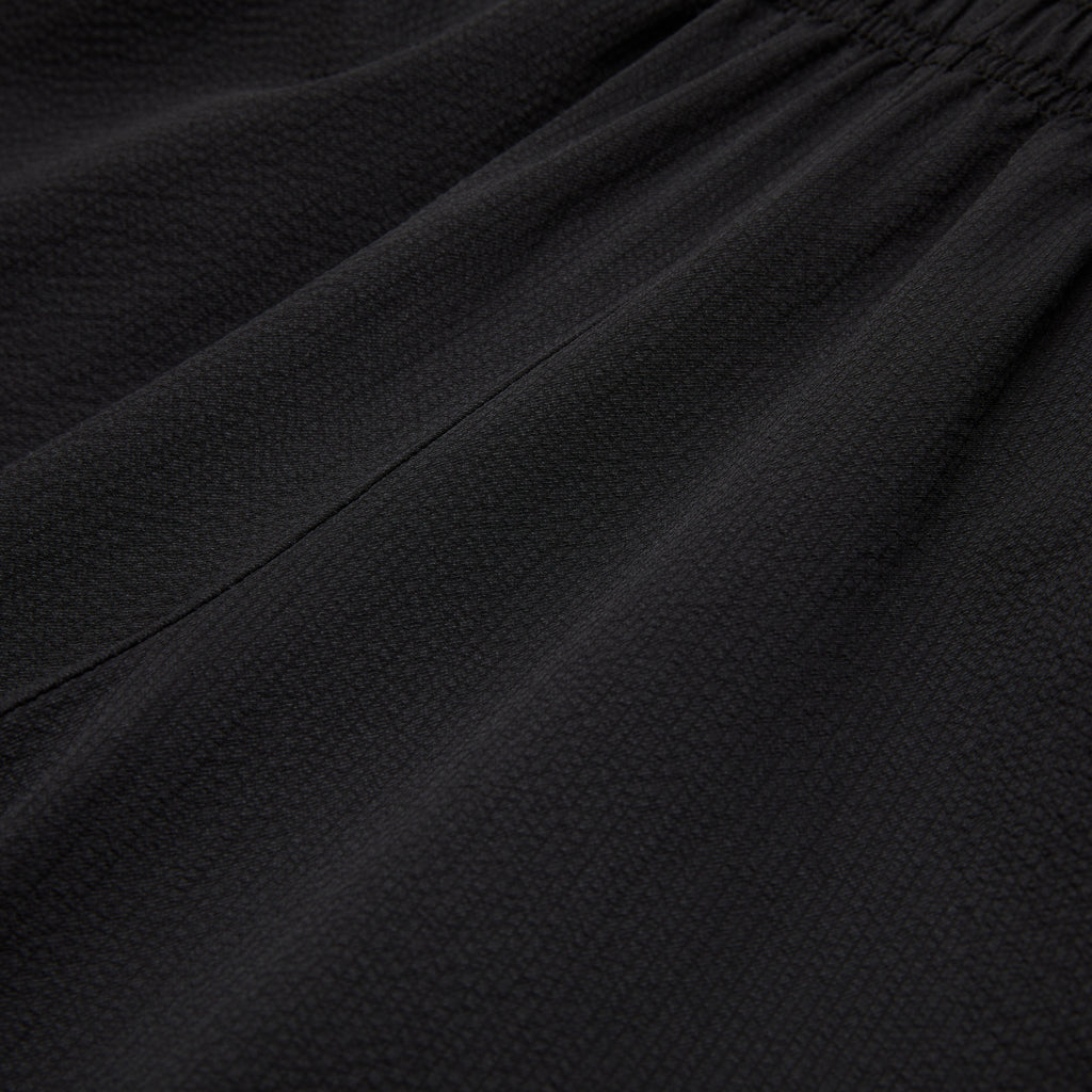 Black lightweight athletic men’s shorts activewear running luxury streetwear high quality Damiano clothing New York City 