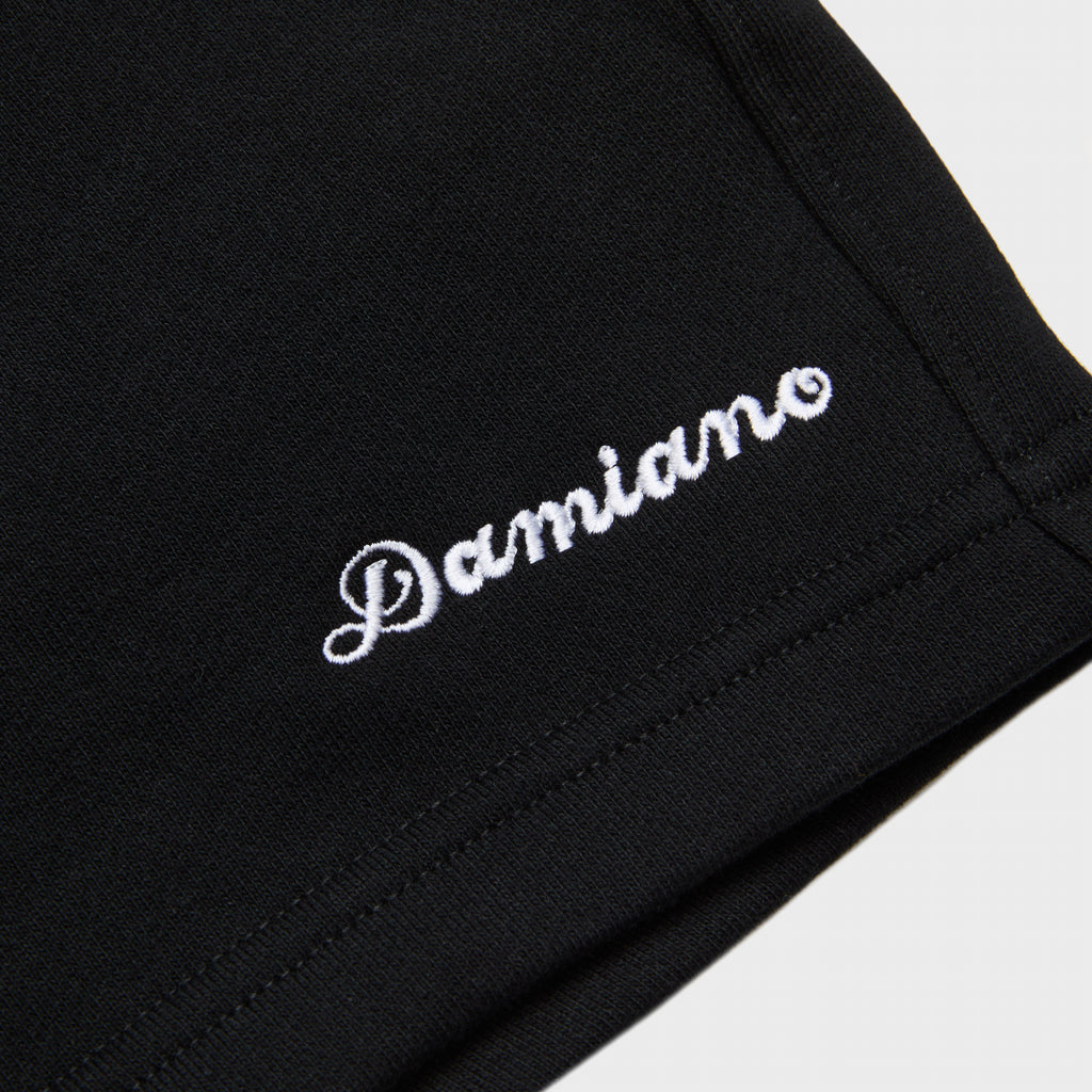 Black men’s sweat shorts sweatshorts high quality cotton luxury streetwear Damiano clothing