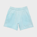 Light sky blue bleach dyed men’s sweat shorts sweatshorts high quality cotton luxury streetwear Damiano clothing