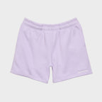 Light purple lavender sweat shorts sweatshorts high quality cotton luxury streetwear Damiano clothing
