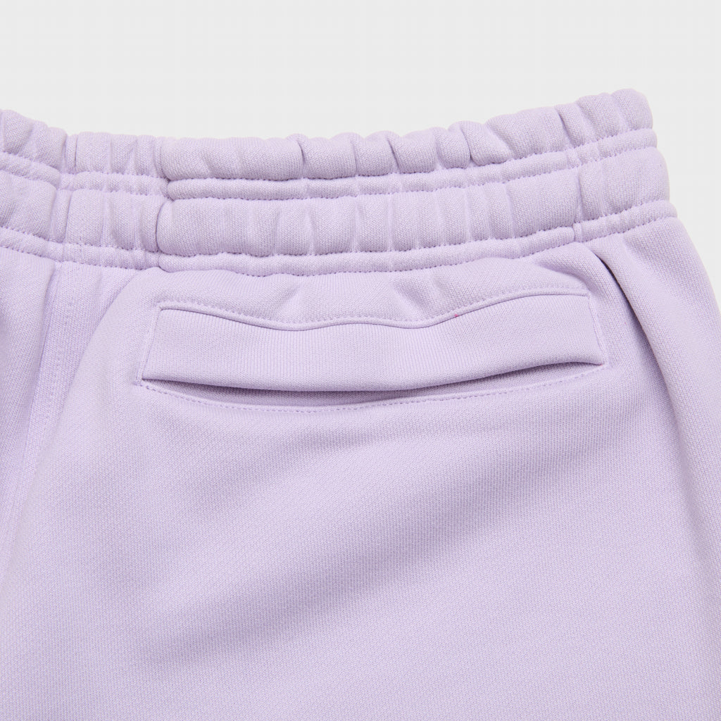 Light purple lavender sweat shorts sweatshorts high quality cotton luxury streetwear Damiano clothing