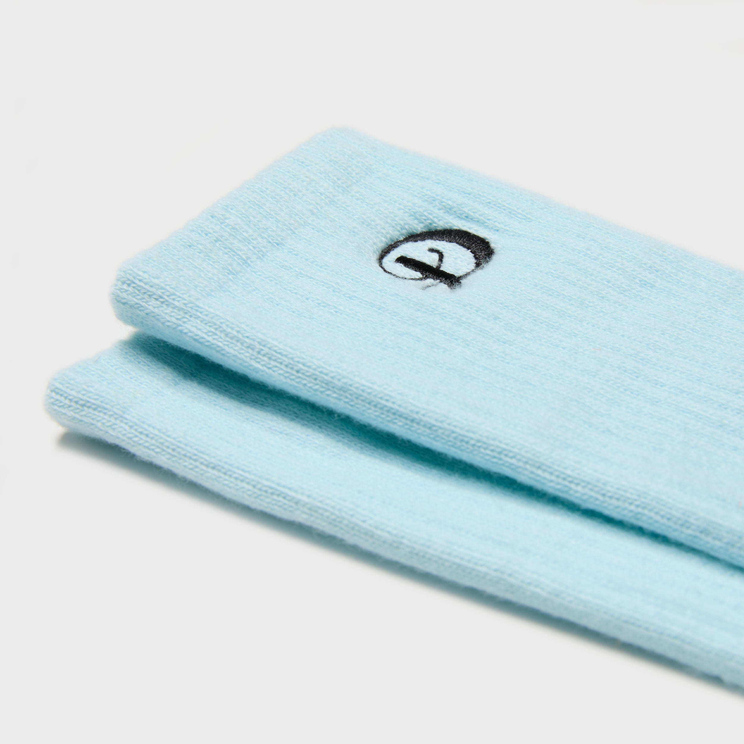 Light sky powder blue sock cotton crew high quality Damiano clothing streetwear men’s style fashion