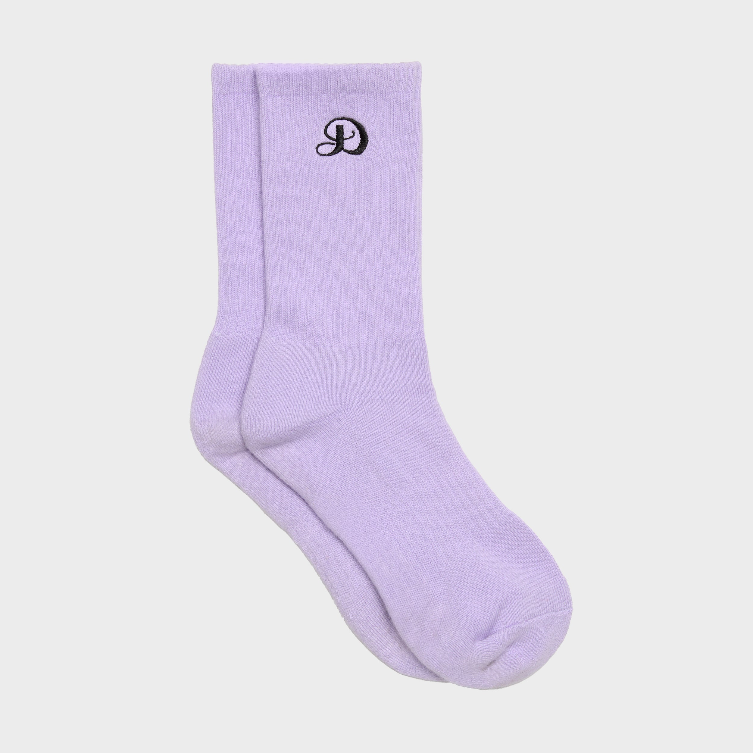 Light purple lavender lilac sock cotton crew high quality Damiano clothing streetwear men’s style fashion