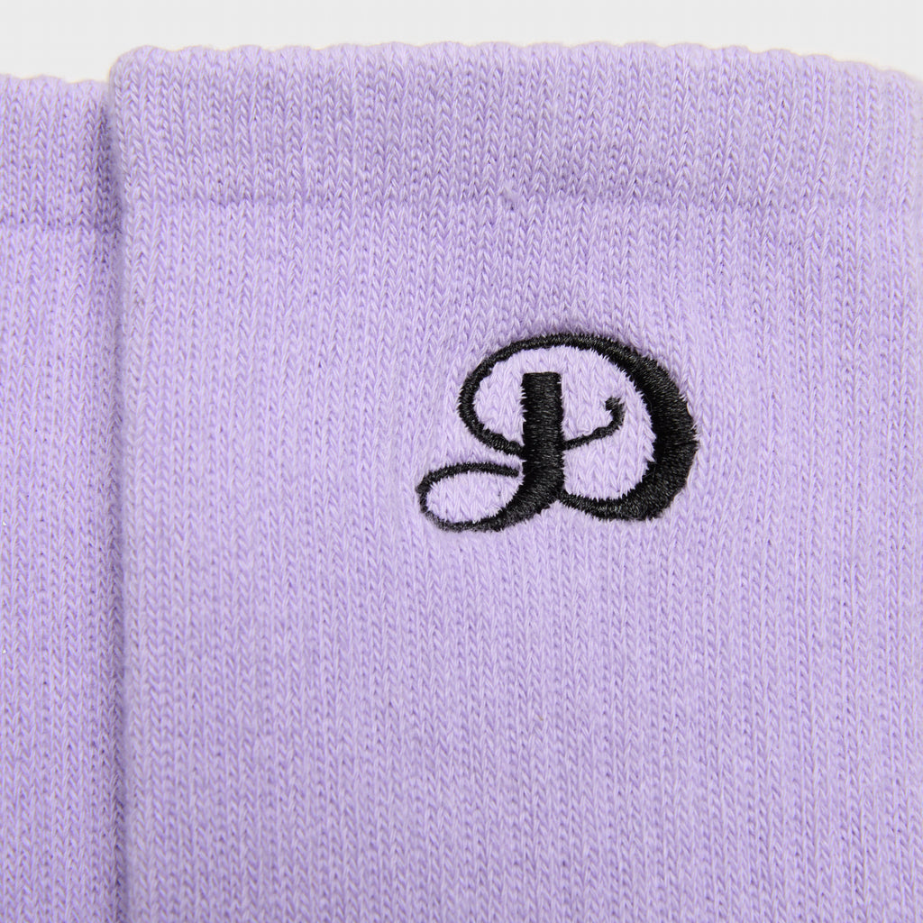Light purple lavender lilac sock cotton crew high quality Damiano clothing streetwear men’s style fashion