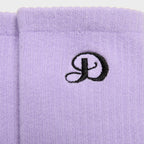 Light purple lavender lilac sock cotton crew high quality Damiano clothing streetwear men’s style fashion