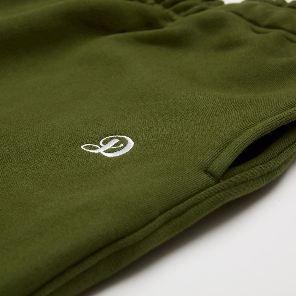 Dark forest green sweatpants sweats joggers high quality cotton luxury streetwear Damiano clothing men’s style fashion