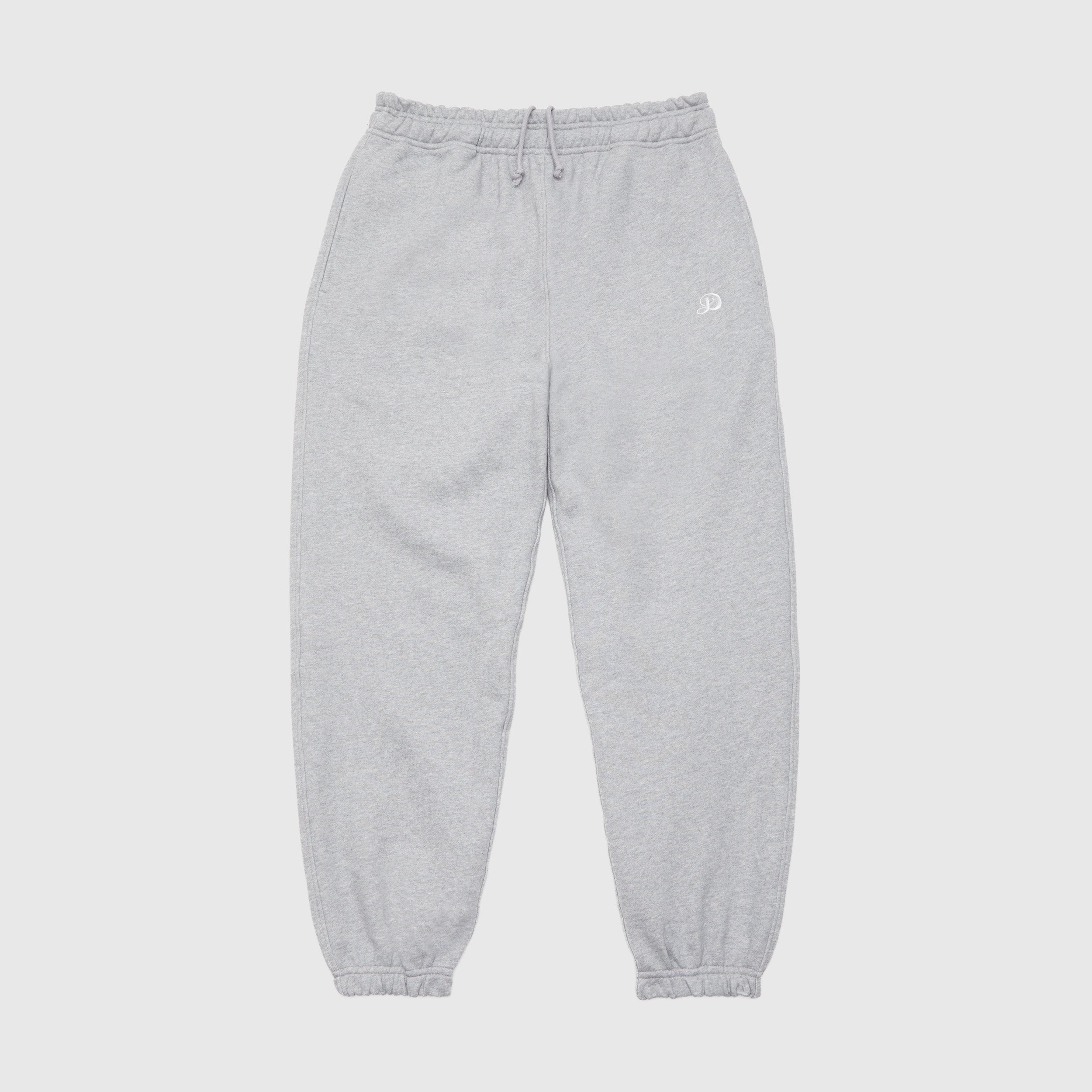 Light heather gray sweatpants joggers high quality cotton luxury streetwear Damiano clothing men’s style fashion